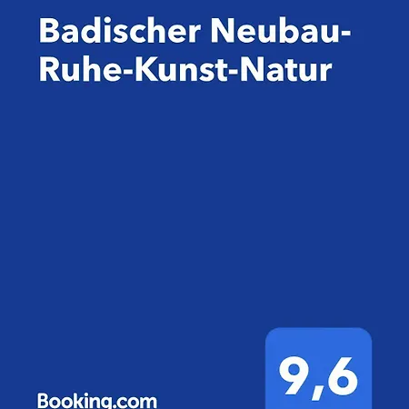 Casa vacanze Badischer Neubau-ruhe-kunst-natur Rheinau